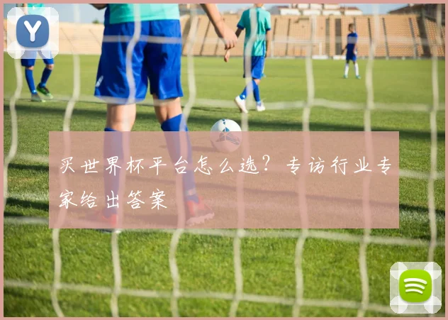 买世界杯平台怎么选？专访行业专家给出答案